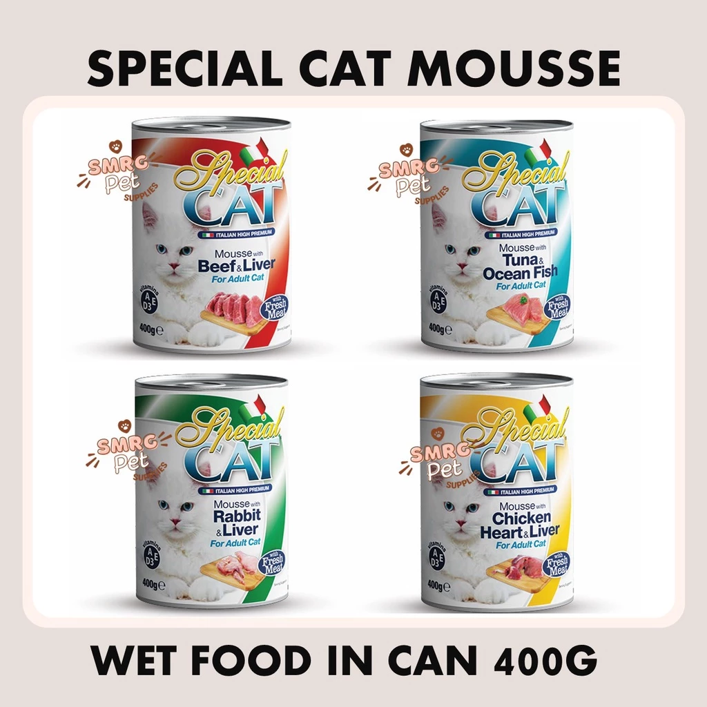 Special Cat Mousse / Infinity Real Sardines Wet Food in Can 400g