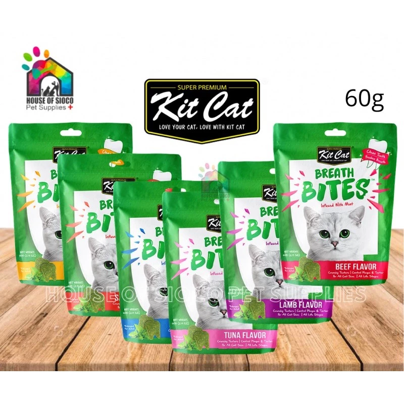 Kit Cat Breath Bites Cat Treats 60g