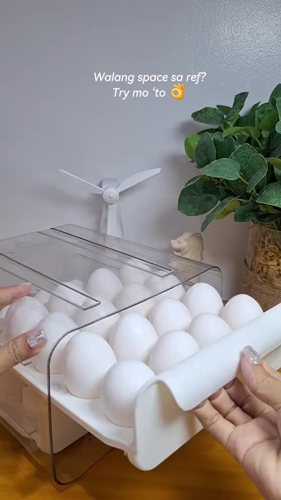 Walang space sa ref? Try mo ‘to 👌 #eggtrayorganizer #eggtray #eggorganizer #eggstorage #storage