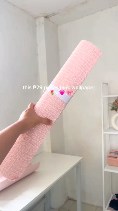 3D linen wallpaper sticker😍😍#wallpaper #3dwall
