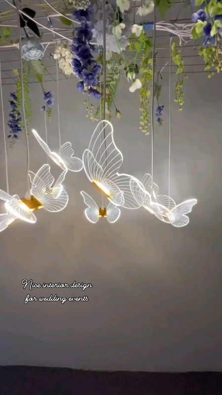 Butterfly chandelier decor 😍😍 #FreeCoinsInShopeeVideo