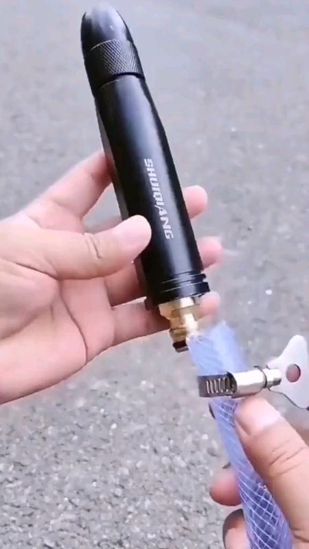 #spray nozzle high pressure water adjustable straight..#FreeCoinsInShopeeVedio