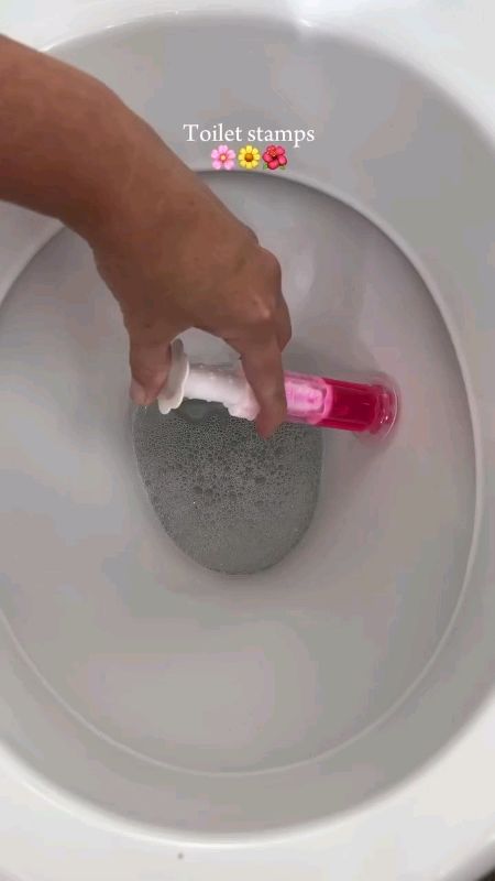 #toilet #stamp #cleaner #flower #gel #freshener #bathroom #fresh