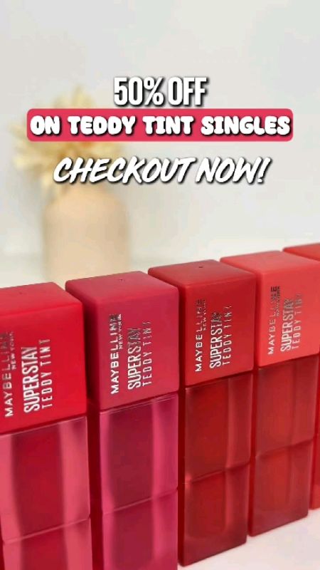 Check out now!!! #maybellineteddytint #FreeCoinsInShopeeVideo #MasMuraSaShopee