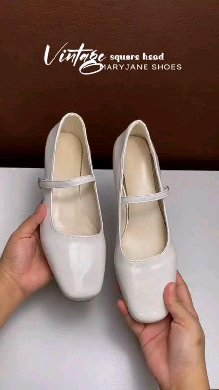 Vintage square head Maryjane shoes🥿🥿#vintageshoes #shoesforwomen #maryjaneshoes #flatshoes #fashionshoes #fyp #fypage #viral #trend