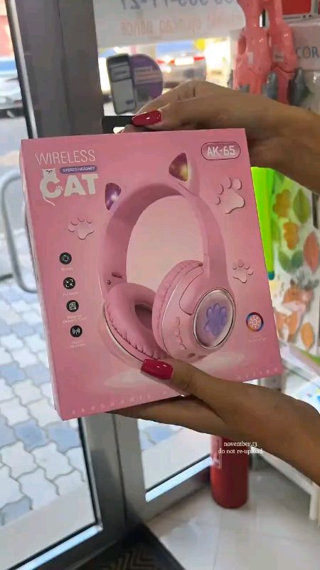 Wireless Bluetooth Headphone for kids adjustable cat ear headset#ShopeePHPaydaySale #Trengdingsale #WishlistMoSagotKo #FreeCoins #bestseller