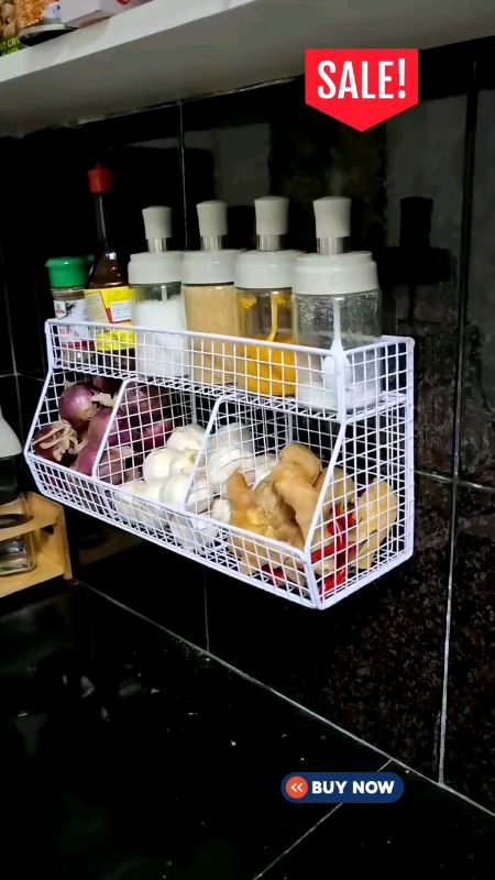 KITCHEN ORGANIZER RACK #FreeCoinsInShopeeVideo
