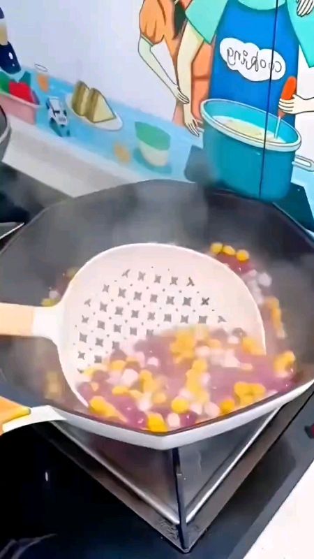 #stitch with gemarie_shop Noodle Vegetable Drain Spoon Large Capacity Silicone High Temperature #WishlistMoSagotKo #FreeCoinsInShopeeVideo #MasMura