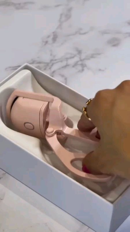 Heated Eyelash Curler Professional Electric Lash Curler Waterproof Rechargeable Heated Lash Curling #EyelashCurler
