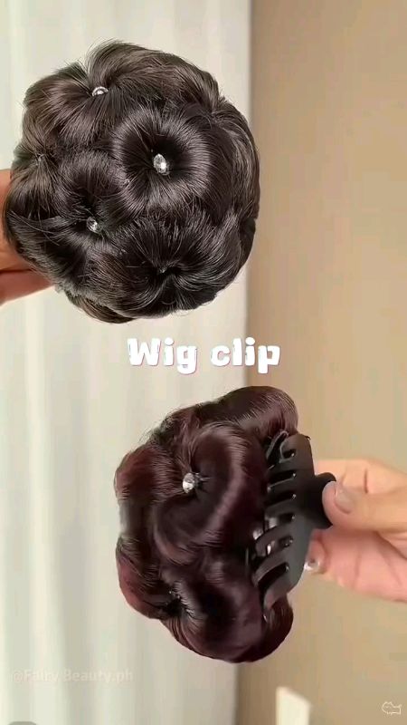 Check out Women Donut #hairbun  Clip in Extensions Ring Curly Wig Bun Flowers Ponytail Hairpiece Hair Extension #choice03