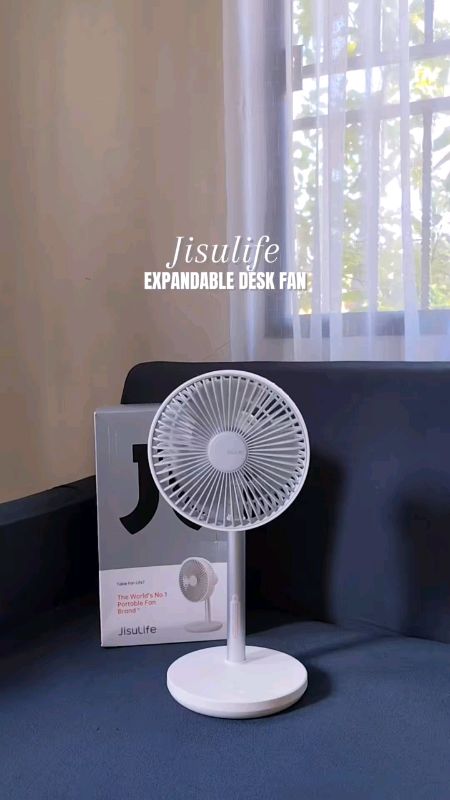 JISULIFE rechargeable table fan #tablefan #fan #jisulife #FreeCoinsInShopeeVideo