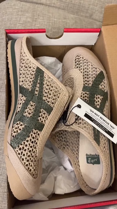 Genuine Onitsuka Tiger MEXICO 66 SABOT Slippers Universal Shoes💯❤️#onitsuka #original #highquality #fyp #ccto #masmurasashoppe #freecoinssashopee