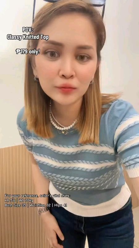 Classy Knitted Top#knittedtop #classyknittedtop #korean #knitted #blouse #knittedblouse #viral #trending