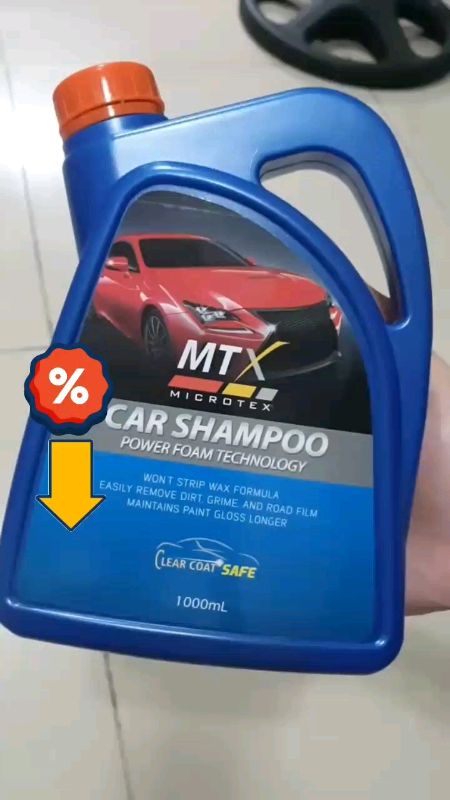 Microtex Car Shampoo 1000mL / 2000mL #frecoininshoppevideo #masmuraditosashopee #bestbuy