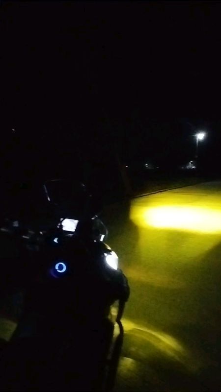Grabe ang lakas ng driving light na to #motorcycleaccesories #rider #fyp