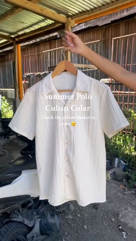 #cuban #collar #shortsleeved #Fashion #men #polo