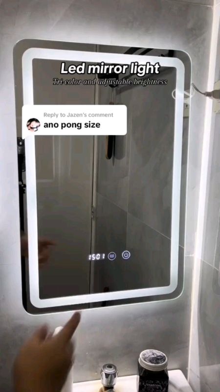 #bathroom #LED #mirror #light