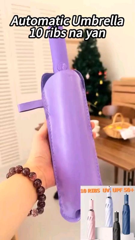 Automatic Uh mbrella with 10 Ribs #FreeCoinsInShopeeVideo #Buynow #highquality