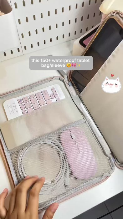 cheap waterproof tablet bag/sleeve! ??✨ #FreeCoinsInShopeeVideo #masmurasashopee #trending #sleeve #tabletbag #pouch #viral #budolfinds #shopeefinds