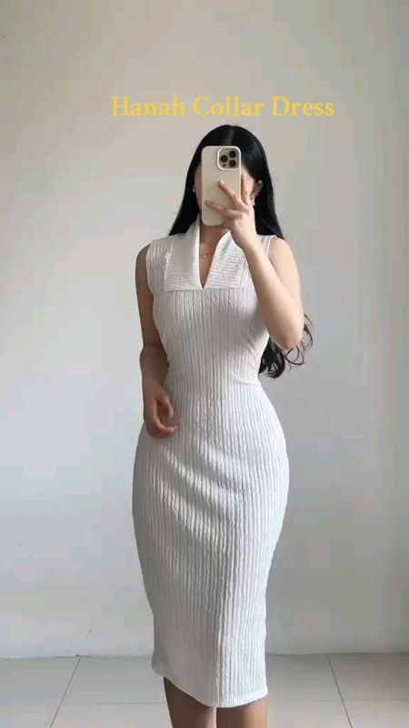 Hannah Collar Casual Dress sleeveless dress #shopee #dress #casual #party #Summer #affordable #ladies