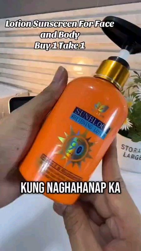 300ml Vellsar Sunblock Whitening Lotion with Spf90 #sunblock #sunscreen #lotion #whitening #skincare #trending #freecoinsvideo