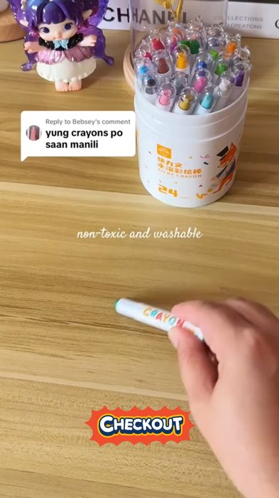 12/24/36 Colors plastic crayons Painting Safe Non-Toxic Washable Not Dirty Hand Drawing Coloring Toddler Crayons Kids Set