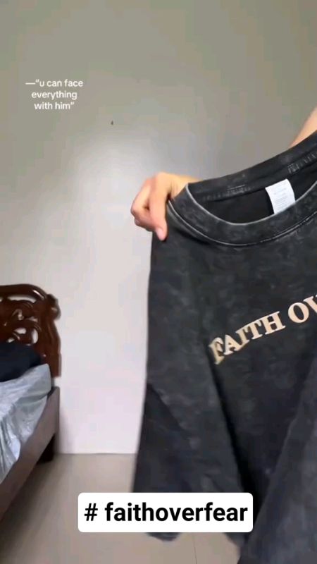 #faithoverfear #top #oversizedshirt