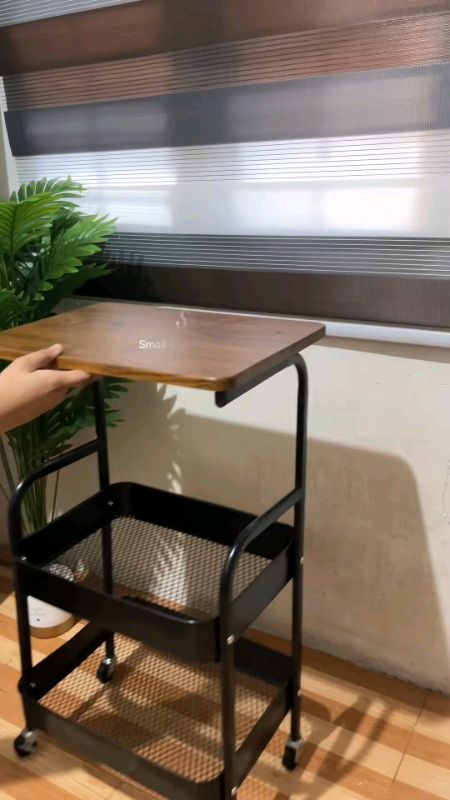 Trolley Cart Organizer Rack Kitchen Organizer Rack Storage Bedside Table With Wheels #rackstorage #kitchenrack #organizer #freeshipping #viral #fyp