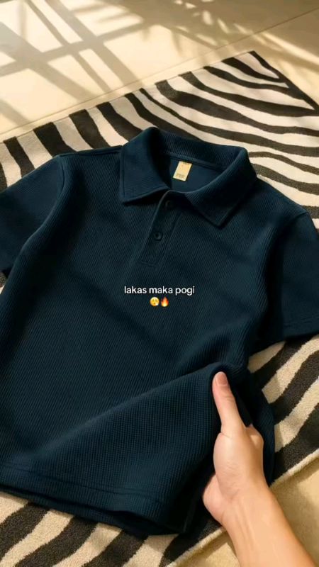 Waffle polo shirt 😍😍😍
