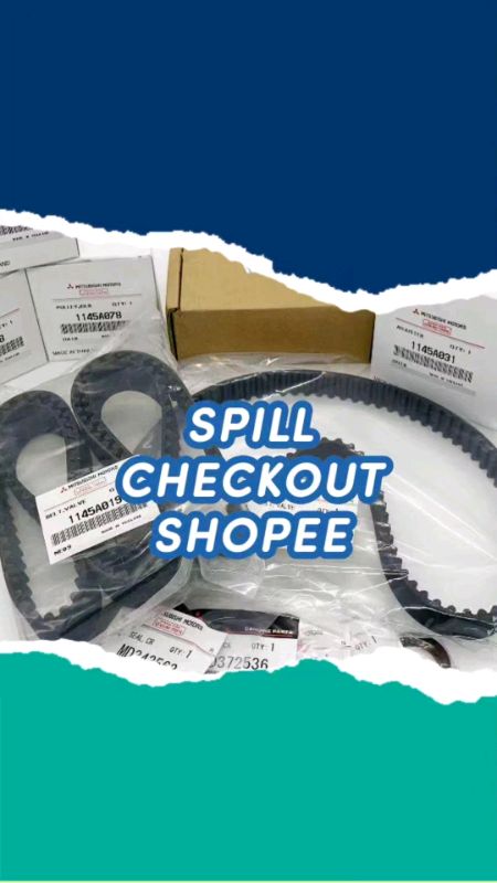 #MitsubishiMontero 2.5L 2008 - 2015, L200 Triton Strada 2.5L 2005 - 2015 Timing Belt Set #MasMuraSaShopee #purplewitcher #shopee #fyp #fy