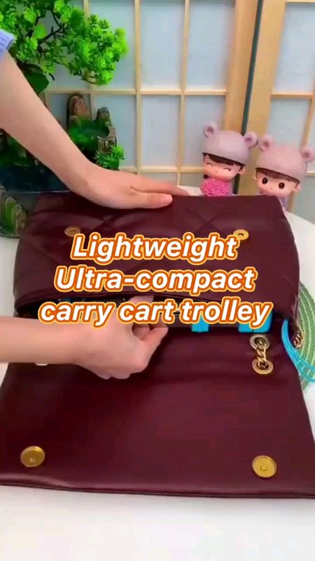 Lightweight Ultra-compact carry cart trolley #FreeCoinsInShopeeVideo #fyp #MasMuraSaShopee #buynow #trending #shopeefinds