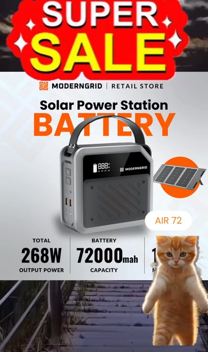 🔥SALE‼️BUY NOW #moderngrid #solargenerator #solarpowerstation #extrachallenge #ShopeePHPaydaySale #sale #fyp #quality #newarrival