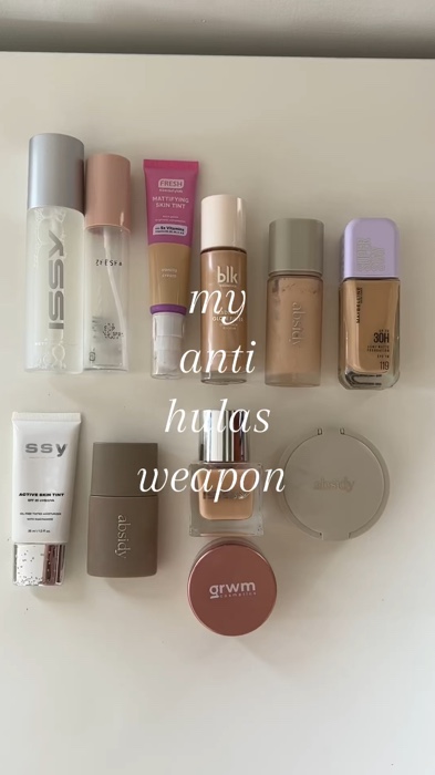anti hulas makeup weapon #fyp #makeup #makeuprecommendation #makeuprecos #basemakeup #foundation #settingspray