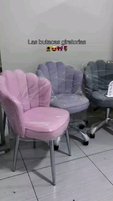 [ship in 24h]Office Chair Makeup Chair Ergonomic Computer Chair Nordic Home Minimalist dining#trending #MasMuraSaShopee #FreeCoinsInShopeeVideo