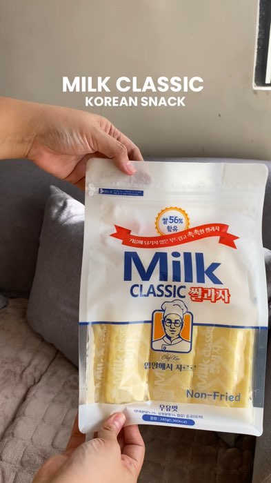 sarap naman kasi talaga #milkclassic #koreansnack