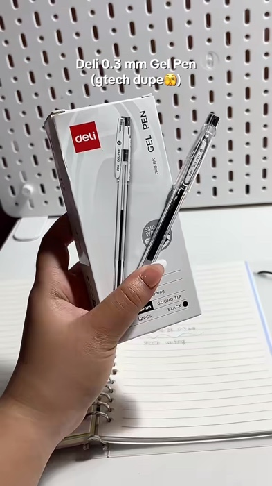 deli s40 as gtec dupeee!!✍️#deli #delipen #gelpen #schoolsupplies #student