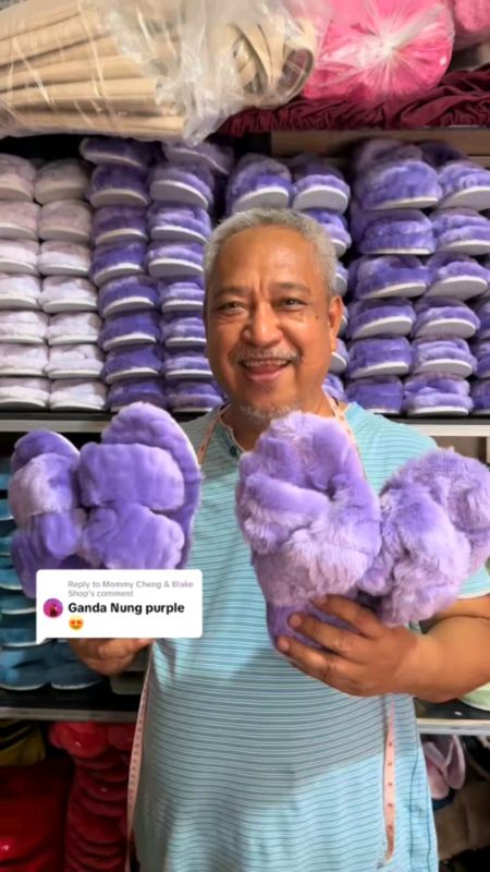 Rabbit fur plush slippers #plushslippers #indoorslippers #musthave #trending #viral #shopeefind #HugotSaShopee #MasMuraSaShopee