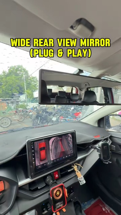 ￼Car Universal Center Rear View Mirror Blind Spot Mirror Panoramic Rearview Mirror Car Accessories #freeshopeecoins
