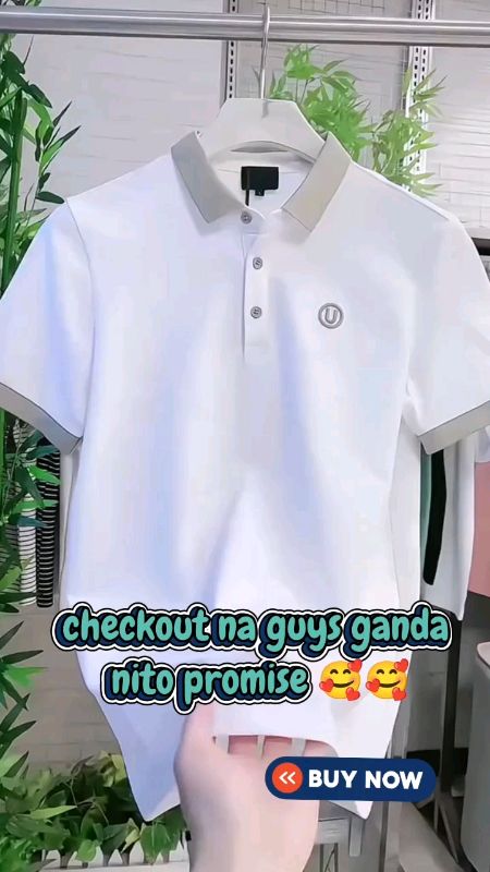 white polo shirt#followers #MasMuraSaShopee #fyp