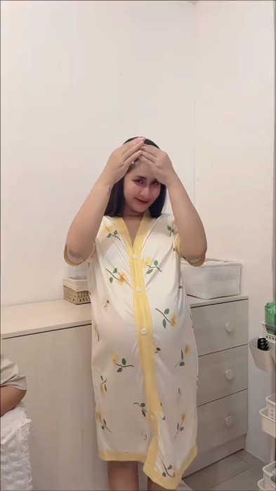 labor dress maternity dress daster #FreeCoinsInShopeeVideo #masmurasashopee #daster #maternitydaster