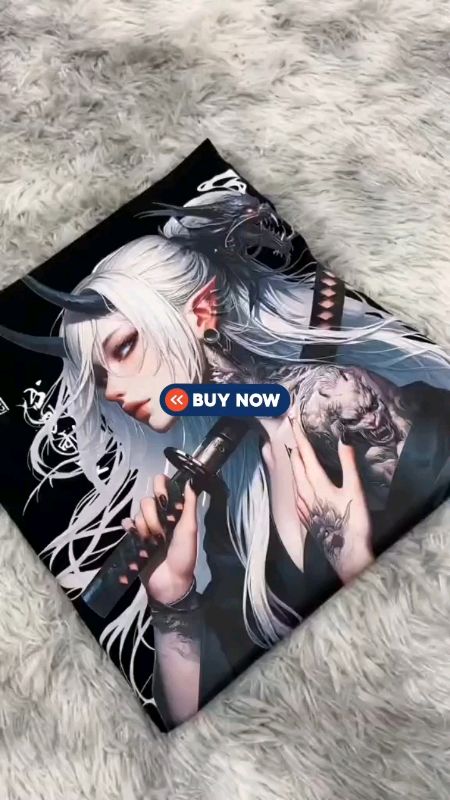 Check out MADFACE Clothing - Japan Demon Tattoo Women Warrior - Geisha Print Shirt - Men's And Women's T-shirt#animetshirt #diffuser #fyp##tshirt