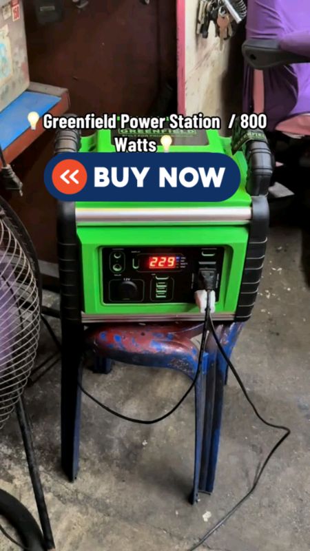 GREENFIELD Power Station 800Watts (GPS800W) #greenfield #FreeCoinInShopeeVideo #fyp