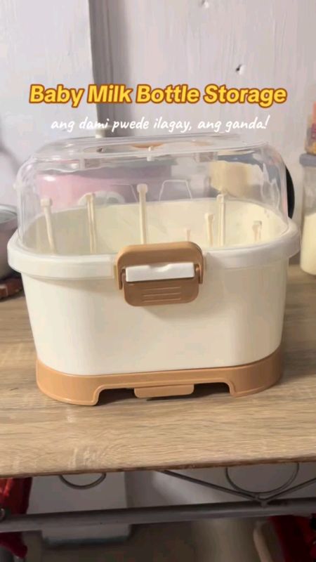 #MilkBottleStorage #MilkBottleDryingRack #BabyEssentials #Trending #Fyp