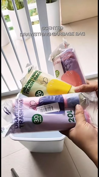 Garbage bag | scented garbage bag #garbagebag #scentedgarbagebag #trashbag