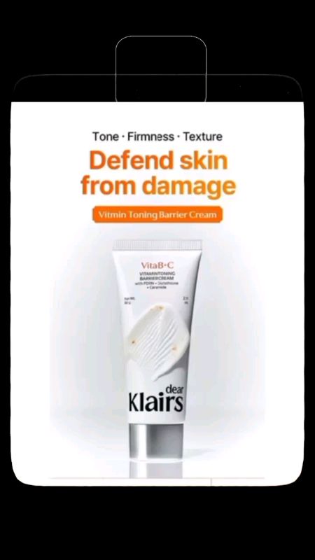 #Klairs Vitamin PDRN Toning Barrier Cream 60g