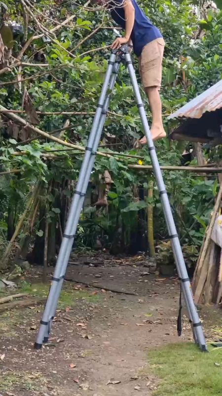 #Telescopic Ladder Foldable Aluminum Heavy Duty home Anti-slip portable steel ladder