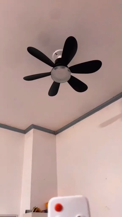 【2 IN 1】Ceiling Fan With LED Light With Remote Control 6 Blades 40W Fan Light E27 Silent Bedroom #MasMuraSaShopee #trending #foryou