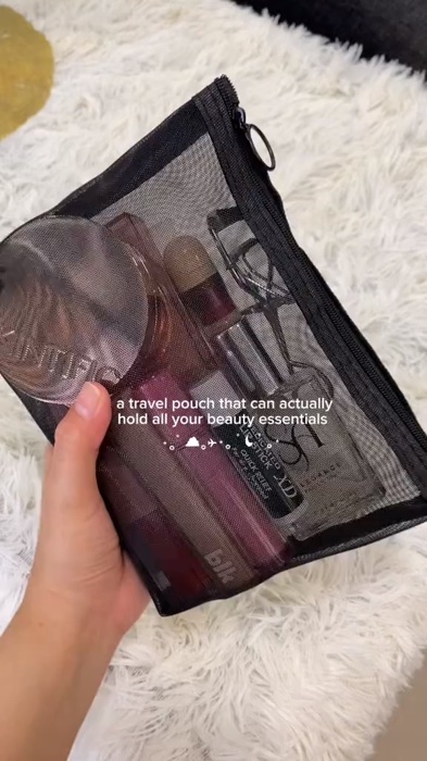 must have , organize na mga gamit niyo dito mga sissy!💕#organizer #pouch #meshpouch #travelpouch #cosmeticbag #trending #viral #fyp #affordable