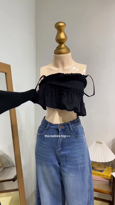 #top #haltertop #sleevetop #linentop #croptop #sleevelesstop #womentop #trendytop #fyp #trending