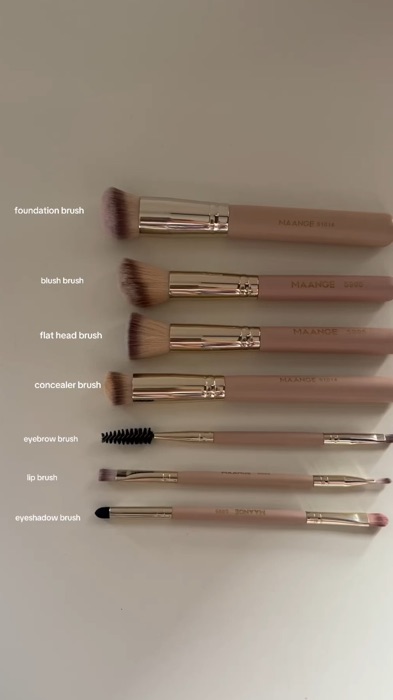 makeup brush set #fyp #makeupbrush #brushset #maangebrush #maange